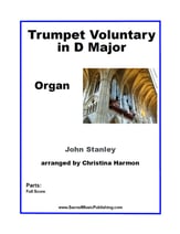 Stanley Trumpet Voluntary in D Major Organ sheet music cover